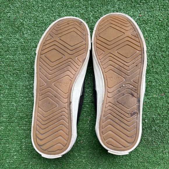 TOMS Alpargata Fenix Slip On Mens Black Canvas Casual Shoes Size W 6.5 - Picture 7 of 7